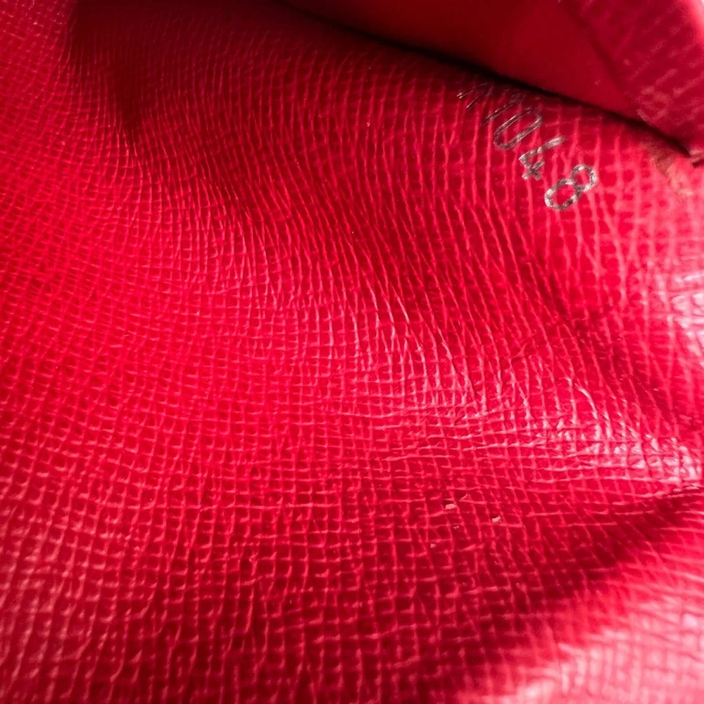Louis Vuitton Epi Red Trifold Wallet
